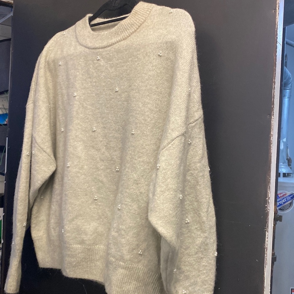 H&M Beaded Sweater